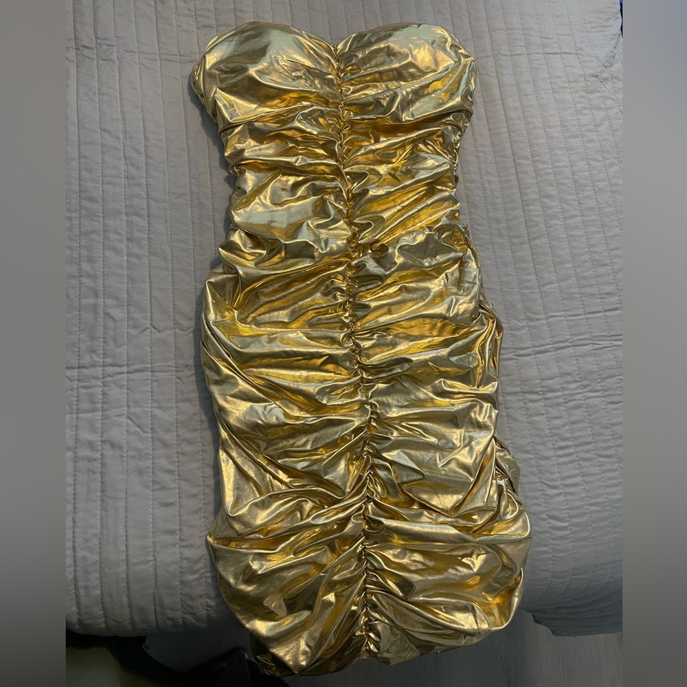 Sepia boutique Ebele Gold Dress